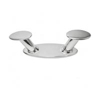 kowaku Galloccia di Ormeggio Marittimo Galloccia Ormeggio Pontile Ferramenta Nautica in Acciaio Inox 316 con Base Ovale E Doppi Pioli Inclinati Adatta per Barche Porti Turistici Banchine