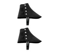 kowaku Ghette da Uomo Eleganza Vintage per Scarpe Stile Gangster, Nero