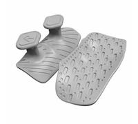 kowaku Grip Pad in Silicone Confortevole Impugnature da Palestra Concavo-Convesso Cuscinetti per Bodybuilder, Trazioni Alla Sbarra, Grigio