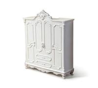 kowaku Guardaroba Miniatura Bianco Miniatura Compatto Mobili per Appassionati di Case Delle Bambole
