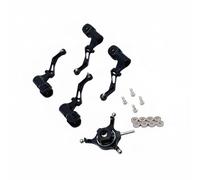 kowaku Industrial Vehicle Set Rotore Elicottero RC Swashplate Impugnature Pala Cuscinetti Metallo 6061 Maggior Controllo Stabilità Compatibile con Wltoys, Nero