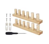 kowaku Kit Telaio in Legno per Tessere Oggetti Voluminosi, Dimensioni Regolabili, Facile Da Montare, Robusto, Telaio Fai Da Te, Ideale Come Regalo.