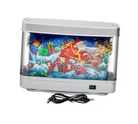kowaku Lampada Natalizia Acquario Simulato LED Lampada Decorativa USB Sensory Lamp Pesci Artificiale 30cmx7cmx23cm Adatta per Bambini Decorazione Scrivania