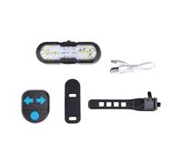 kowaku Luce Posteriore per Bicicletta, Telecomando, Ricaricabile Tramite USB, Accessorio di Avvertimento, Impermeabile, Adatto per Ciclisti Che Si Spostano D
