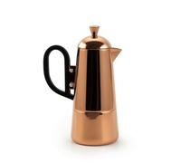 kowaku Macchina da Caffè Caffettiera Caraffa Bollitore Acciaio Inox con Beccuccio Pratico E Corpo Resistente Adatta a Ufficio Tavola Colazione, Oro