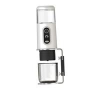 kowaku Macchina Da Caffè Portatile, Compatta E Comoda, Mini Caffettiera con Serbatoio Da 100 Ml, Ideale per Viaggi, Auto, Pesca E Ufficio, Bianco