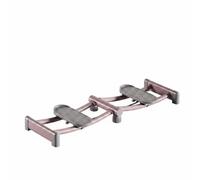 kowaku Macchina Macchina per Allenamento a Scivolamento Salvaspazio Attrezzo Fitness Ripiegabile per Donne, Casa , Rosa , Pieghevole, Tubo D Acciaio Ispessito, Senza Bracciolo