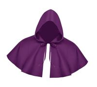 kowaku Mantello di Halloween Cosplay Mantello della Morte Cappello con Cappuccio Medievale, Viola
