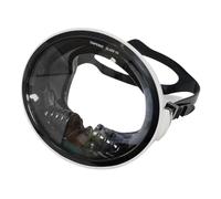 kowaku Maschera Subacquea con Lenti Ad Alta Definizione, Ampia Montatura Panoramica, Attrezzatura Professionale per Lo Snorkeling, Realizzata in Morbido, Cornice Bianca