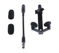 kowaku Microfono strumento musicale con clip kit strumento microfono set di clip microfono e clip, 3 Pin per Akg
