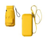 kowaku Mini Ombrello Compatto con Apertura E Chiusura Manuale, Portatile con Custodia, per Uomo, Ideale per I Viaggi.