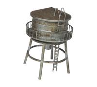 kowaku Mini Torre Acqua Modello 1/64 Accessori Treno Diorama Paesaggio Resina per Decorazione Architettura Scena Ferroviaria Adatta per Collezione, retrò