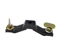 kowaku Moving Head Light Bridge Connector per Montaggio Stabile Morsetto Illuminazione Connettore Traliccio Gancio Installazione Facile Realizzato in Metallo, Alluminio Nero, Distanza tra I Fori