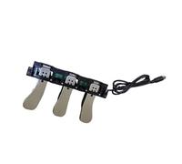 kowaku Pedale Soft E Sostenuto a 3 Parti per Appassionati di Pianoforte Elettrico