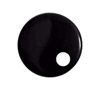 kowaku Pelle Risonante per Grancassa Nera Da 22 Pollici con Foro per Un Suono Più Pieno E Profondo