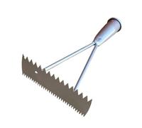kowaku Pettine per Cavalli, Pettine a Doppia Faccia, Spazzola per Bestiame, Strumento per La Pulizia con Setole Corte a Y, Adatto per La Toelettatura degli a, 27 Cm X 22 Cm X 6.5