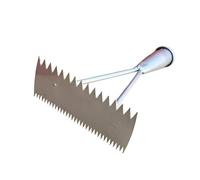 kowaku Pettine per Cavalli, Pettine a Doppia Faccia, Spazzola per Bestiame, Strumento per La Pulizia con Setole Corte a Y, Adatto per La Toelettatura degli a, 27 Cm X 15 Cm X 6.5
