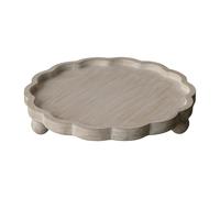 kowaku Plant Display Stand Supporto per Piante Fioriera Tondo Base in Legno Sgabello Decorativo Versatile Adatto a Balcone Terrazza Casa Regalo Soggiorno Gia, 24x6cml