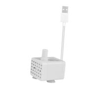 kowaku Pompa per Acquario 130L/H Mini USB Piccola Pompa Silenziosa Portatile 3W per Piscine Giardino Acquari Interni Esterni, Lato