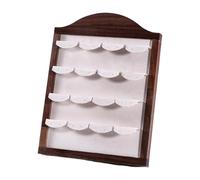 kowaku Porta Orecchini, espositore per Gioielli, espositore da banco, Organizer per cassettiera, per Il Marketing Personale, per Orecchini a Bottone, Beige Marrone Scuro
