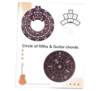 kowaku Poster di chitarra con schemi di accordi per principianti, Accordo di Chitarra