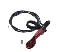 kowaku Reggisella telescopico per Bici Leva Reggisella Leva Cambio con Cavo e Tappo terminale, Rosso