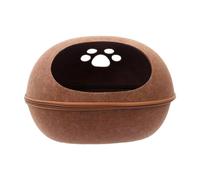 kowaku Rifugio per Gatti Eggshell, Portatile E Staccabile, caffè