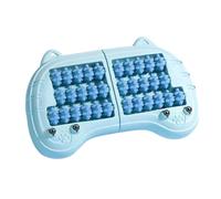 kowaku Rullo per Massaggio, Multifunzionale, Compatto, Supporto per L'Arco, Ruota per Massaggio dei Tessuti Profondi per Muscoli E Pian, Blu