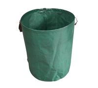 kowaku Sacco per Foglie da Giardino Riutilizzabile Sacco per Rifiuti da Giardino con Manici Cestino per Foglie Pieghevole, Borsa Che a, Verde 500 l