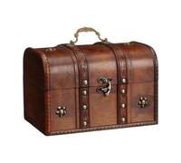 kowaku Scatola portagioie in Legno, Contenitore per bigiotteria, Scrigno del Tesoro, Organizer per Gioielli, per Matrimonio, Compleanno, Spilla, ciondoli