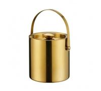 kowaku Secchiello Ghiaccio Inox Secchiello Bevande Isolato Contenitore Termico con Coperchio Manico Doppia Parete per Servizio Ghiaccio E Bevande Fresche per