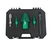 kowaku Set Da 5 Pezzi di Punte per Spaccare La Legna Da, Punte Coniche, Spaccalegna Coniche E Cippatrice in Acciaio Al Carbonio con 2 Manici, Adatte P, Maniglia Quadrata