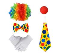 kowaku Set di 5 Costumi da Clown da per celebrazioni e spettacoli sul palco