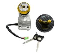 kowaku Set di Blocchetti di Accensione per, Interruttore di Accensione per, Serratura a Cilindro, Blocco di Avviamento, Coperchio Della Serratura, D'oro