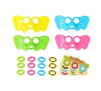 kowaku Set di Giochi di Lancio dell'anello, Gioco di Carnevale, Maschere di per Bambini, per Picnic nel Parco Giochi delle Vacanze