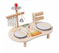 kowaku Set di Strumenti Musicali in Legno Sviluppo Ritmico Kit Musicale in Legno Educativo Set Percussivo Infantile per Bambini, Bambini Dell'asilo, Aula