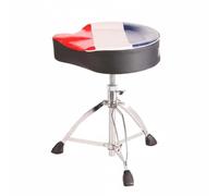 kowaku Sgabello Batteria Regolabile Sedia Tamburo Sedile Sedia Musicale con Colonna Robusta E Assemblaggio Affidabile in Lega E Pelle PU Adatto per Drummers Studio Palco, Style to 2