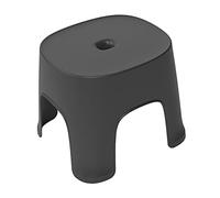 kowaku Sgabello da bagno Sedile per doccia Robusto leggero Sgabello ergonomico multiuso Sgabello per WC per adulti e bambini Appartamento Portico Bagno, Nero