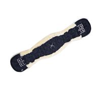 kowaku Sottopancia Equestre per Selle Inglesi, Cinturino Corto con Finta Lana d'Agnello, 60 Cm