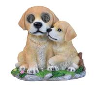 kowaku Statua di Cane Illuminata a Energia Solare per Giardino, Figura Animale Creativa per Patio O Giardino.