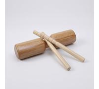 kowaku Strumento a Percussione per Bambini in Legno di Quercia con Suono Chiaro E Risuonante per Pratiche Orchestrali E Lezioni Scolastiche Adatto per Giovani Musicisti, Grigio