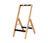 kowaku Supporto Multiplo per Chitarra, Supporto Da Pavimento in Legno, Pieghevole, Supporto per Chitarra con Imbottitura Antigraffio, Supporto per Chitarra P, Tieni Premuto 2 Chitarra
