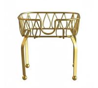 kowaku Supporto per Fusto di Birra Stand per Dispenser di Bibite Base Resistente in Ferro Design con Lavorazione Artistica Adatto per Tavoli da Buffet Riunioni Eventi Speciali, Oro, Rack 5L