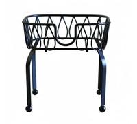 kowaku Supporto per Fusto di Birra Stand per Dispenser di Bibite Base Resistente in Ferro Design con Lavorazione Artistica Adatto per Tavoli da Buffet Riunioni Eventi Speciali, Nero, Scaffale5L