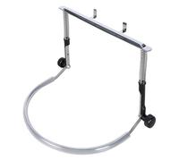 kowaku Supporto per Telaio per Strumenti Montatura Da Collo Accessorio per Musicisti con Gomma Morbida Adatto per Generi Rock, Argenteo
