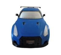 kowaku Sveglia Sportiva a Forma di Auto da Corsa con Display Visibile, Design Realistico, Modello Giocattolo da Collezione, Adatta per Camera da Letto E, Blu