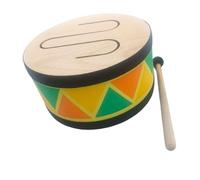 kowaku Tamburo a Mano in Legno, Strumento a Percussione per L'educazione della Prima Infanzia. Diametro: 6,3 Pollici.