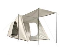 kowaku Tenda Estensione per Veicoli Composta da Impermeabile Metallici Resistenti Corde di Supporto E Ampia Copertura Adatta per Campeggio Gite Fuori Porta Escursioni E Picnic, Cachi, Beige