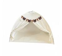 kowaku Tenda Gioco Bambini Tenda Giochi Bambini Capanna Bambini con Look Principessa E Atmosfera da Fiaba Materiale Pelle di Pesca Delicato Adatta per, Bianco Riso