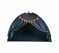 kowaku Tenda Gioco Bambini Tenda Giochi Bambini Capanna Bambini con Look Principessa E Atmosfera da Fiaba Materiale Pelle di Pesca Delicato Adatta per, Nero